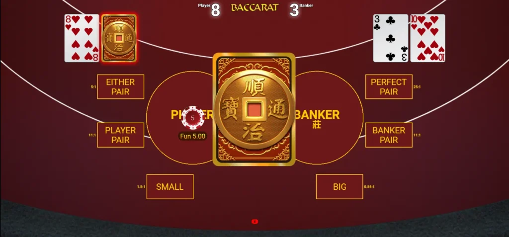 Jogo de Bacará Online no Casino Português